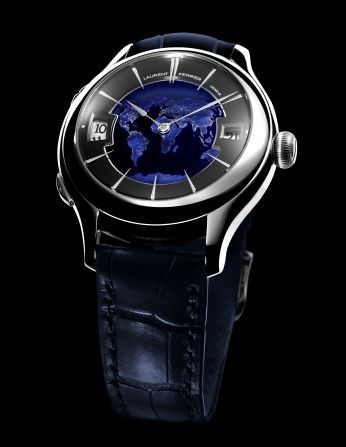 Thanks to this newly unveiled model from <a  target="_blank" target="_blank">Laurent Ferrier</a>, you can observe the entirety of Earth on your wrist. 