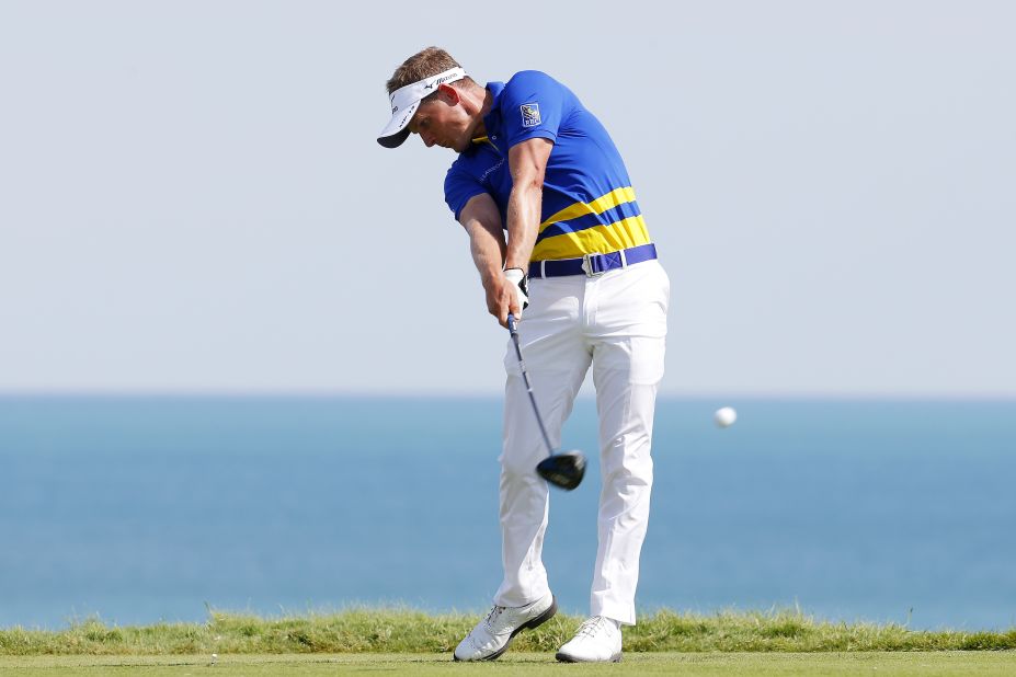 Luke Donald is a firm fan of the ice-white stride -- often seen down the disco as well on the golf course.