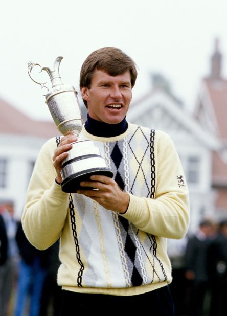 England's Nick Faldo was an icon of the knitwear world with his 1987 take on what's cool on the course. 