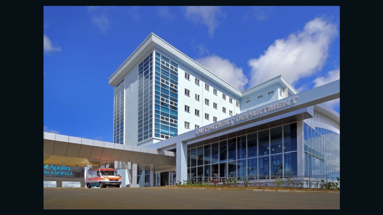 The new Apollo Bramwell hospital in Mauritius. 