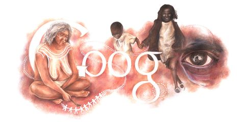 Google's 2016 Doodle for Australia Day, January 26, was designed by an Australian high school student. The thought-evoking imagery won praise for highlighting the suffering of the country's indigenous people.