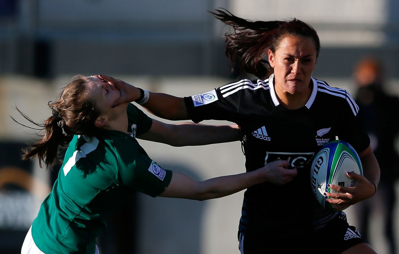 Portia Woodman is one of the leading players on the women's rugby sevens circuit. 