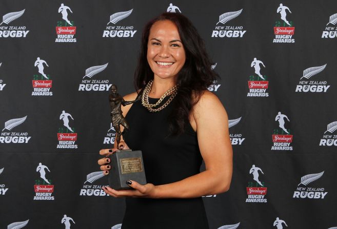 The former netballer was named New Zealand's Women's Sevens Player of the Year after her first full season playing the game, having made her debut in 2013. 