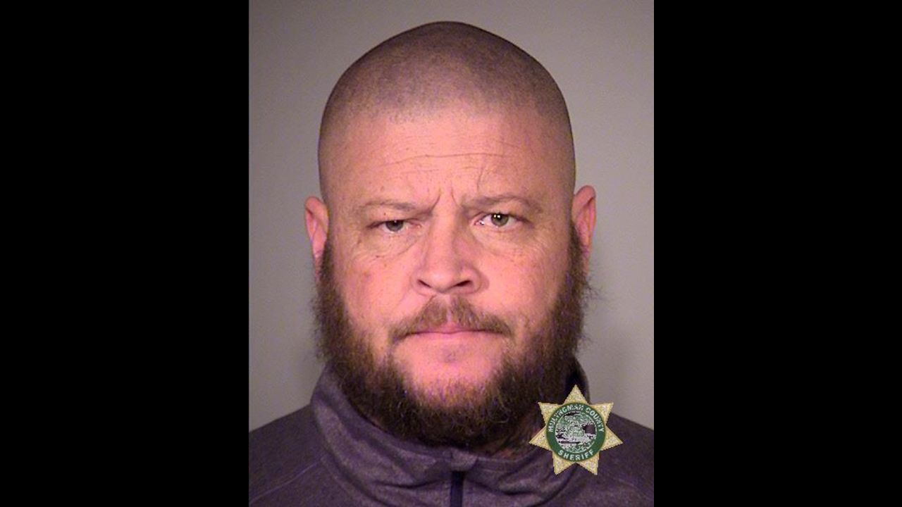 Brian Cavalier was one of the five people arrested in Tuesday's traffic stop on U.S. 395 in Oregon, police said.