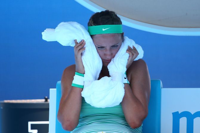 Azarenka, seeded 14th for the tournament, led 5-2 in the second set but squandered five set points to allow Kerber to snatch away victory.