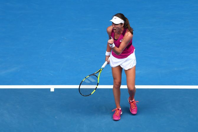In the women's draw, Murray's compatriot Johanna Konta continued her incredible run as she overcame Chinese qualifier Zhang Shuai to reach her first ever grand slam semifinal. The 24-year-old was ranked 150 in the world only last year and has already earned more prize money this year than in the whole of 2014.