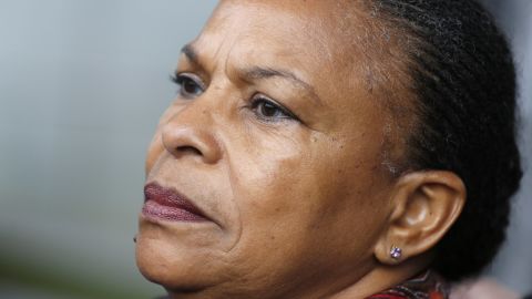 French Justice Minister Christiane Taubira, seen here in Paris in November 2015, has resigned her post.
