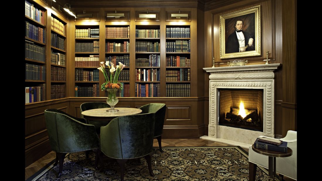 The 95-room Jefferson in Washington harkens back to its namesake with a library stocked with books related to Thomas Jefferson. The hotel has a rating of five on TripAdvisor, and the price for a regular room ranges from $337 to $609.
