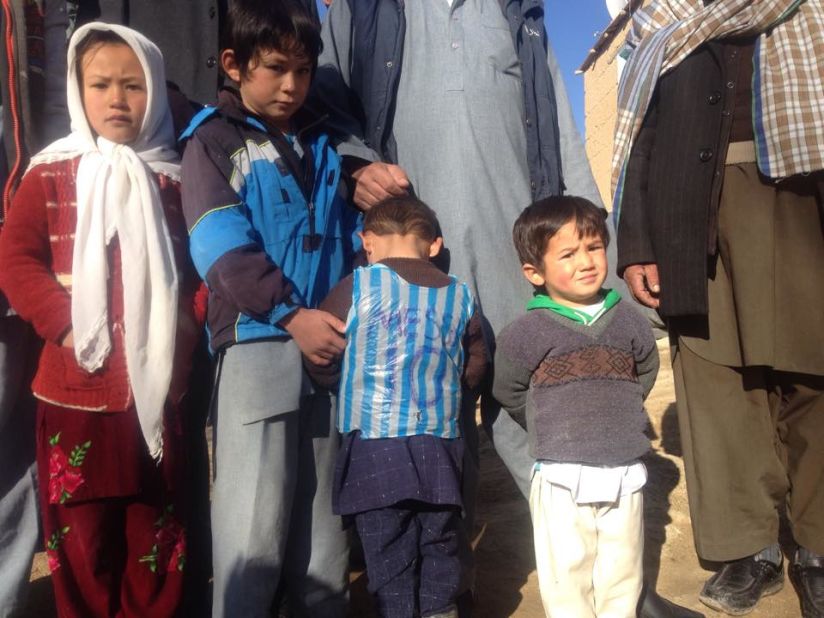 The Ahmadis lived in Jaghori, southwest of Kabul in Afghanistan. Murtaza wants to be a footballer when he grows up.