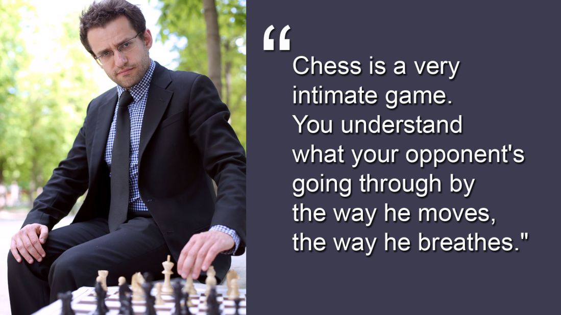 "What I really love about chess is it's kind of an art form, but at the same time you have a distinct level of judging who's better and who's worse -- which is the rating system," said Aronian.