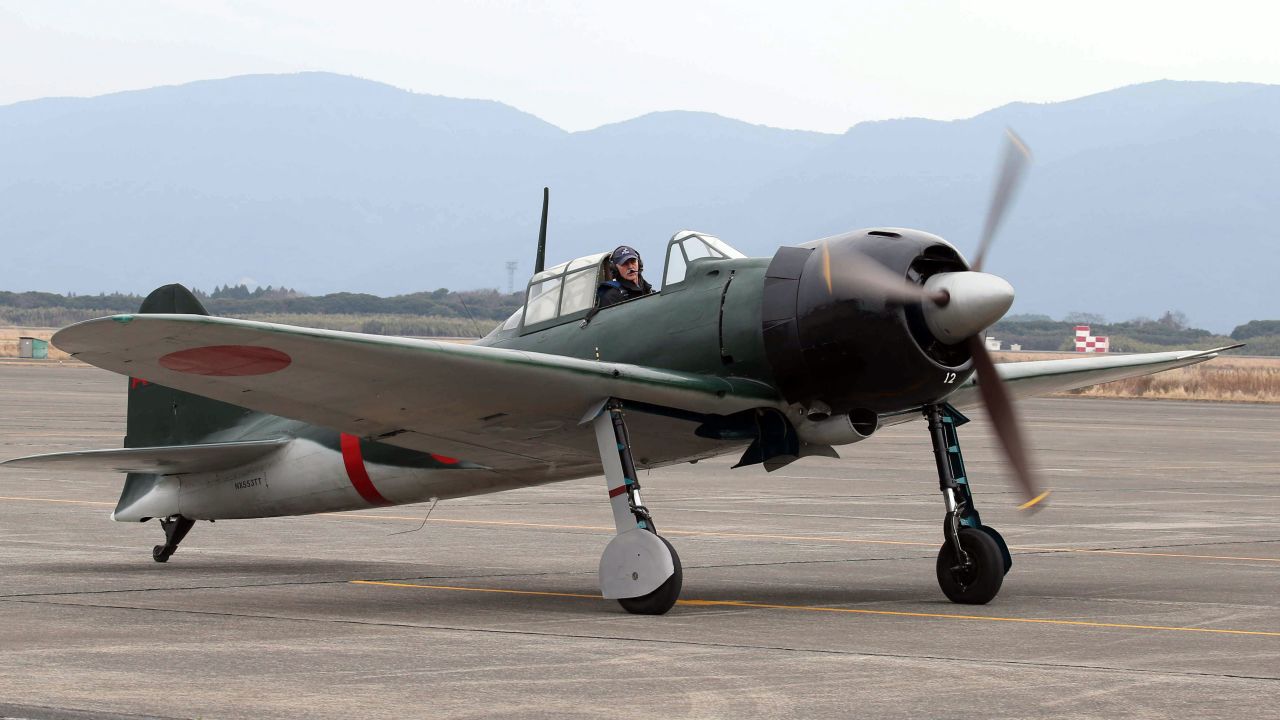 This restored World War II-era Mitsubishi A6M Zero fighter plane performed a rare feat over the island of Kanoya, Japan, on Wednesday, January 27. It became one of the first of its kind to fly since Japan surrendered more than 70 years ago. During the war, the Zero was the most feared plane in the Japanese military. Click through the gallery for more photos of the historic flight. 