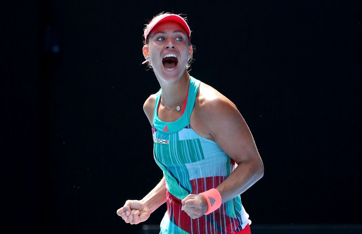 Kerber will play in her first grand slam final, having reached semis at the 2011 U.S. Open and Wimbledon the following year.