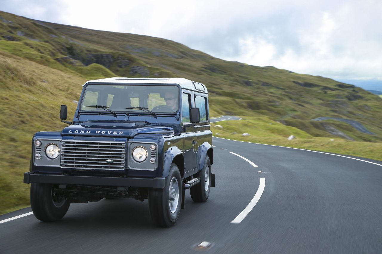 Land Rover updated the car, but even its modernized version was pretty rugged.
