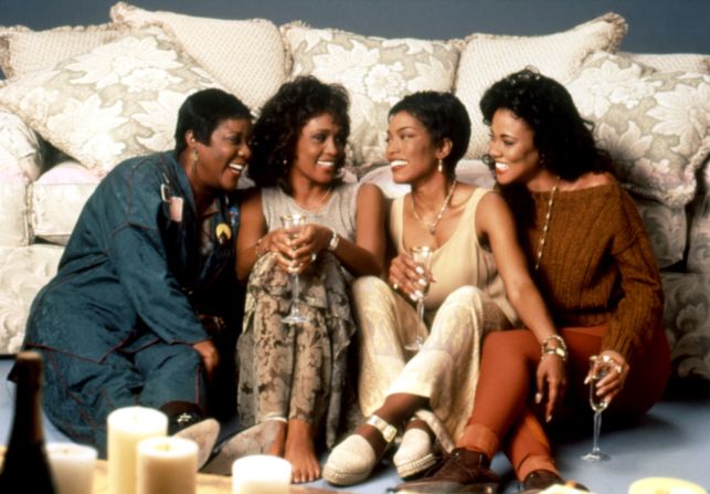 Starring Loretta Divine (from left), Whitney Houston, Angela Bassett and Lela Rochon, "Waiting to Exhale" features one of the best woman-scorned scenes ever captured. Bassett's character piles her cheating husband's belongings inside his very fancy car and sets fire to the lot of it.