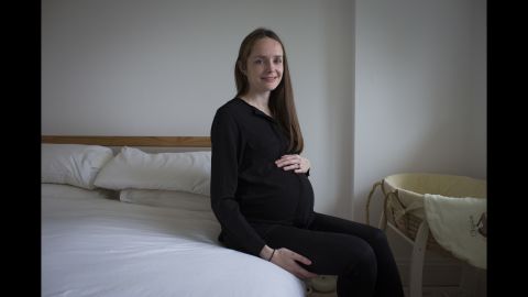 Joanna Laurie, 34, lives in London, and is expecting her first baby."The most important thing in the bag is the blanket my mum gave me to bring the baby home in, the same one my mother brought me home in," she said.