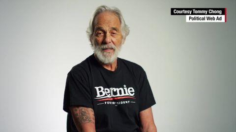 Comedian Tommy Chong loves Bernie Sanders and <a href="http://www.cnn.com/2016/01/29/politics/tommy-chong-bernie-sanders-marijuana/" target="_blank">has endorsed</a> the Vermont senator for president.<br /><br />"Bernie's like a kush, like the best kind of weed you can get, because he's the answer to all our problems," Chong told CNN.