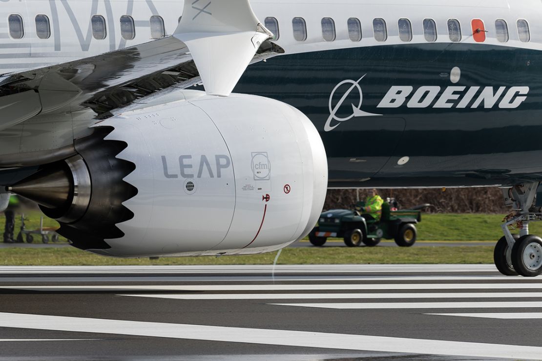 Boeing says the 737 MAX's new engine marks an improvement in efficiency.
