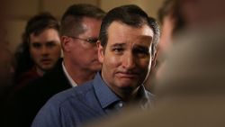 Republican presidential candidate Sen. Ted Cruz (R-TX) greets people during his campaign event at the Noah's Event Venue on January 27, 2016 in West Des Moines, Iowa.