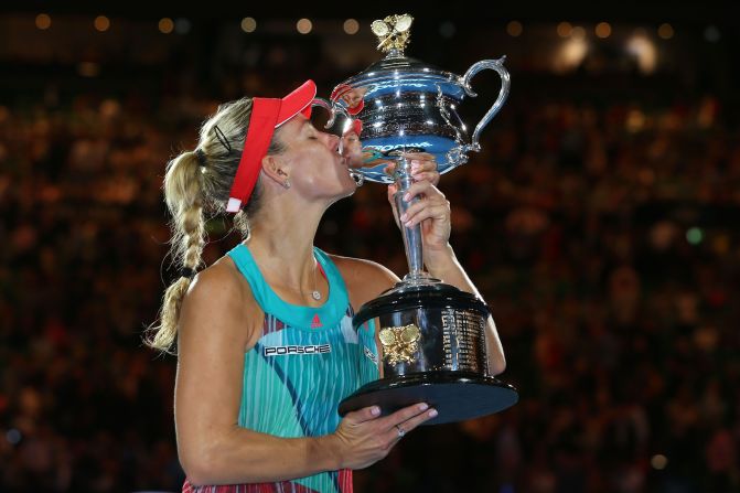 Nicknamed the "Happy Slam," the Australian Open was a joyous place for first-time major winner Angelique Kerber in 2016 ...