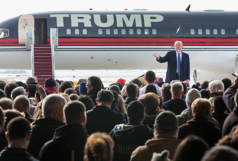 In Iowa Donald Trump plays president in triumphant campaign stop CNN Politics