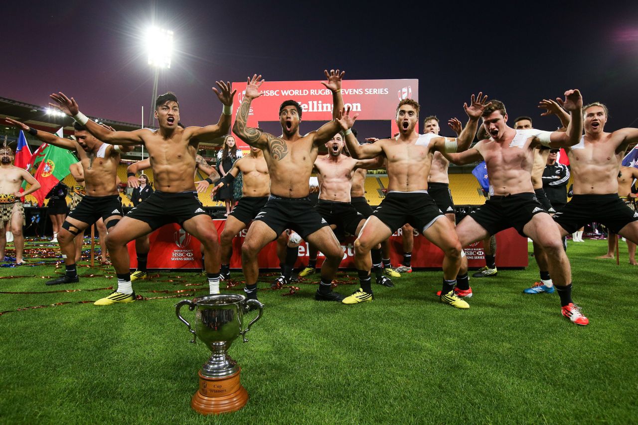 Williams celebrated his debut in the sevens format as the All Blacks won the tournament for the third year in a row to get off the mark in this season's World Series. 