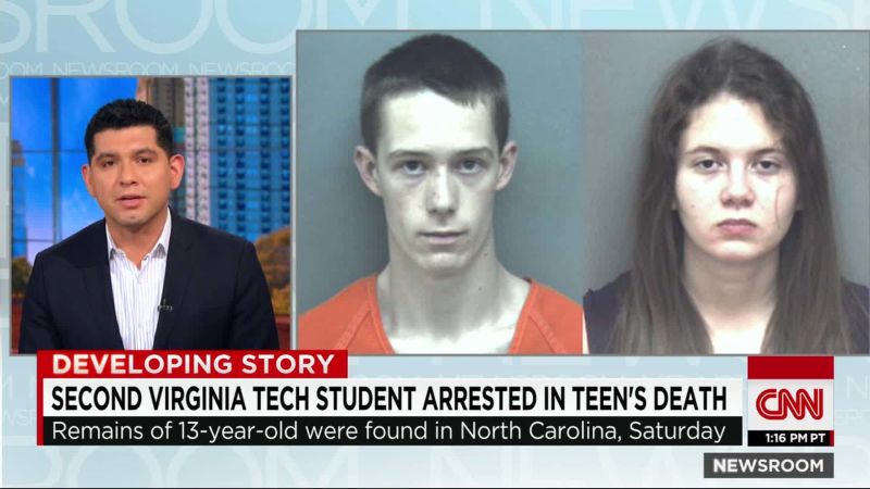 2nd Virginia Tech student charged in girls death