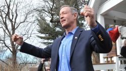 JOHNSTON, IA - JANUARY 31: Democratic Presidential Candidate Martin O'Malley speaks to potential supporters at a residence on January 31, 2016 in Johnston, Iowa. O'Malley and other candidates are making their final appeals to voters ahead of the Iowa caucus February 1. (Photo by Steve Pope/Getty Images)