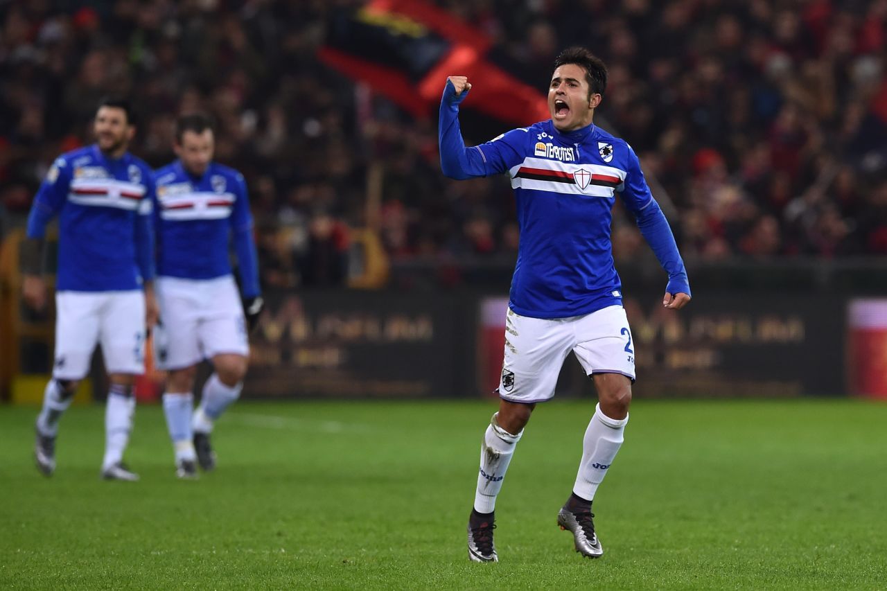 The Brazil-born Italy international striker has scored 12 Serie A goals this season; only Napoli's Gonzalo Higuain has more. The 29-year-old's loan deal came with a fee of $2 million. 