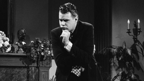 Dan Aykroyd as President Richard Nixon during 'The New Dick' skit on December 2, 1978