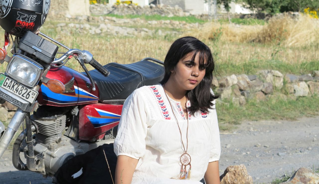"I'm a little worried about traveling as a female biker because I'm living in a society where women riders are marginalized," says Irfan. But so far she's received only one negative comment from a man who told her "girls don't ride motorcycles." 