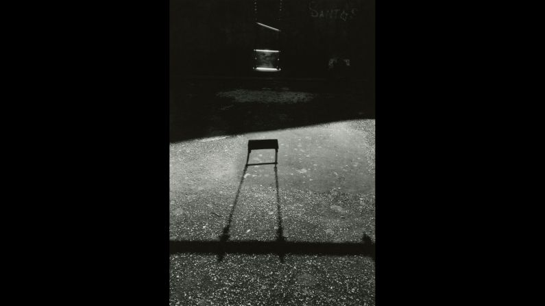 In 1959, Draper's work was exhibited at the George Eastman Museum in Rochester, New York. The world's oldest photography museum recognized him as one of the most refined photographers of the era. Consider the composition of this photo -- a playground swing and its shadow.