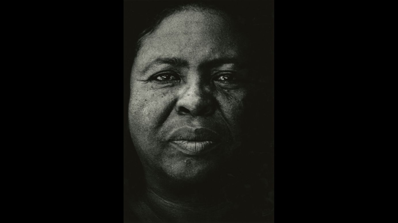 Draper took this portrait of Fannie Lou Hamer, a civil rights activist, in 1971. Hamer was known for saying, "I am sick and tired of being sick and tired" -- a phrase that's etched on her gravestone.