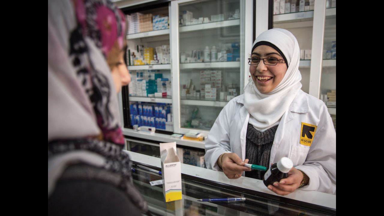"Our neighbor in Syria had a pharmacy, and when I was younger I used to go next door and help. As the war started, I watched this pharmacist help the injured. When I saw this, I knew that this was an important job and what I wanted to do."