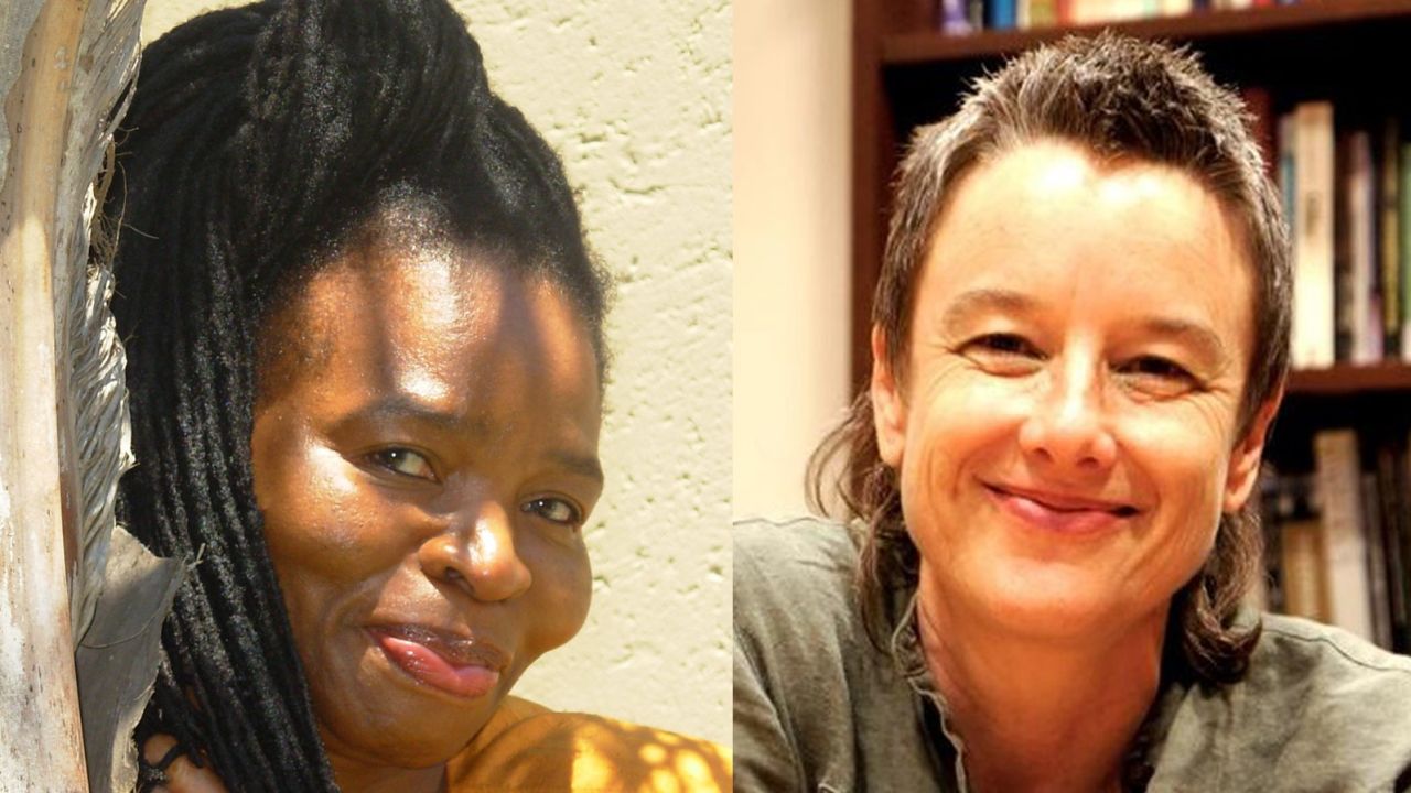 Co-editors Makhosazana (Khosi) Xaba and Karen Martin.