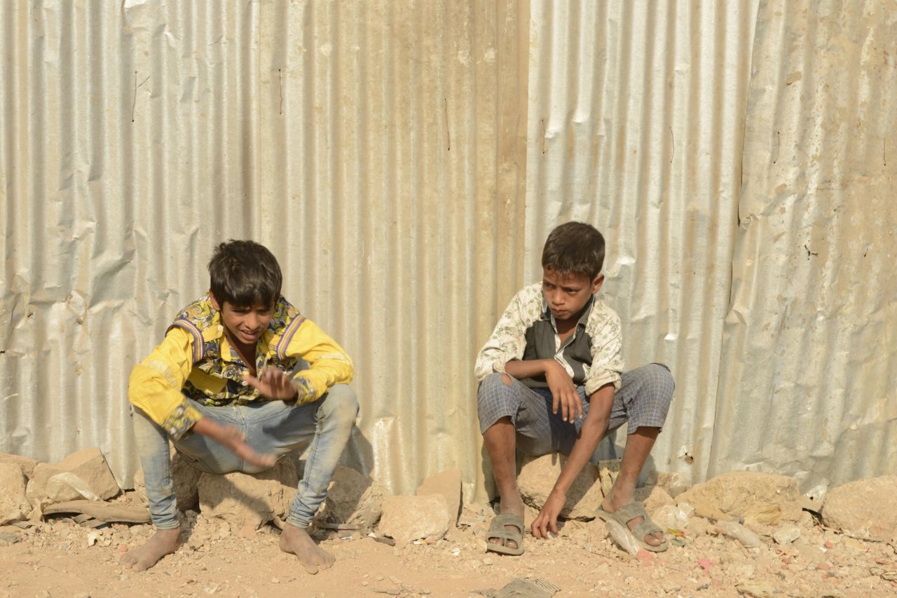 The area lacks basic sanitation and water supplies, residents tell CNN.