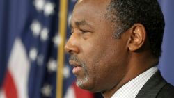 WASHINGTON, DC - FEBRUARY 03:  Republican Presidential candidate Dr. Ben Carson speaks to the media at the National Press Club February 3, 2016 in Washington, DC.  (Photo by Mark Wilson/Getty Images)