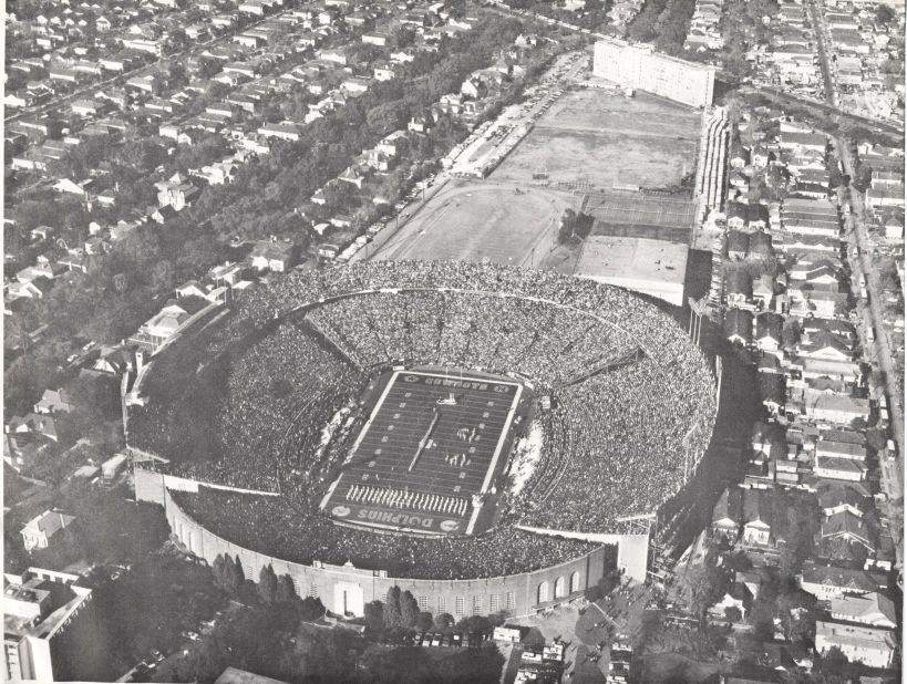 On Jan 16, 1972, Tulane Stadium hosted Super Bowl VI, in which the Dallas Cowboys defeated the Miami Dolphins 24-3. A crowd of 81,023 packed the stadium, the second of three Super Bowls on the campus of Tulane University in New Orleans. Dr. Ken Adatto, who grew up within walking distance of the venue, recalls it  as "a unique place to visit."