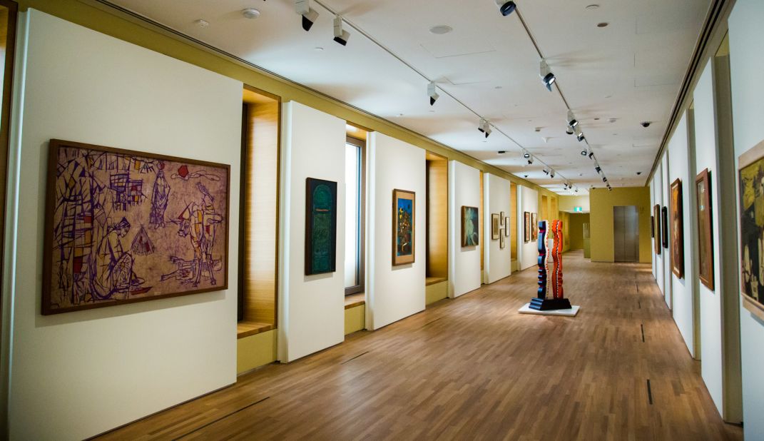 The National Gallery is home to more than 8,000 modern Singaporean and Southeast Asian works from the 19th and 20th centuries.