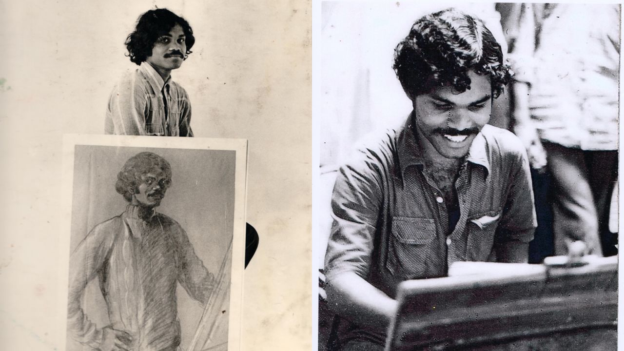 They met in Delhi's central square, when Von Schedvin asked the talented artist to paint her portrait. "She was looking at me, her eyes blue and big. I felt like they were like x-ray machines," he remembers.