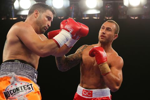 Cooper fought on the undercard, beating Barry Dunnett in their cruiserweight fight in Brisbane.