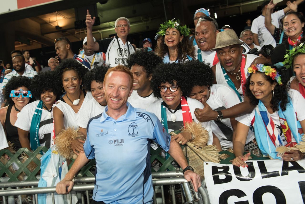 Ryan, formerly coach of the England sevens team, describes Fijian supporters as the best in the world.