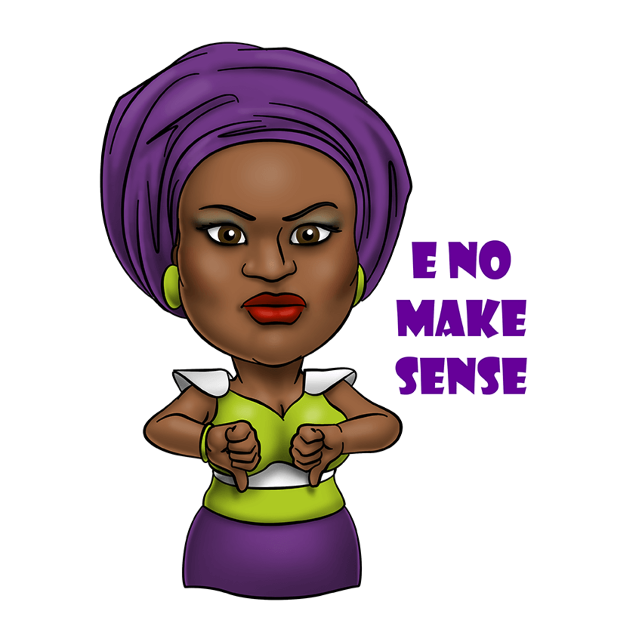 The creators have been "blown away" by peoples' reactions and are now developing East, West and South African characters to introduce into the app.