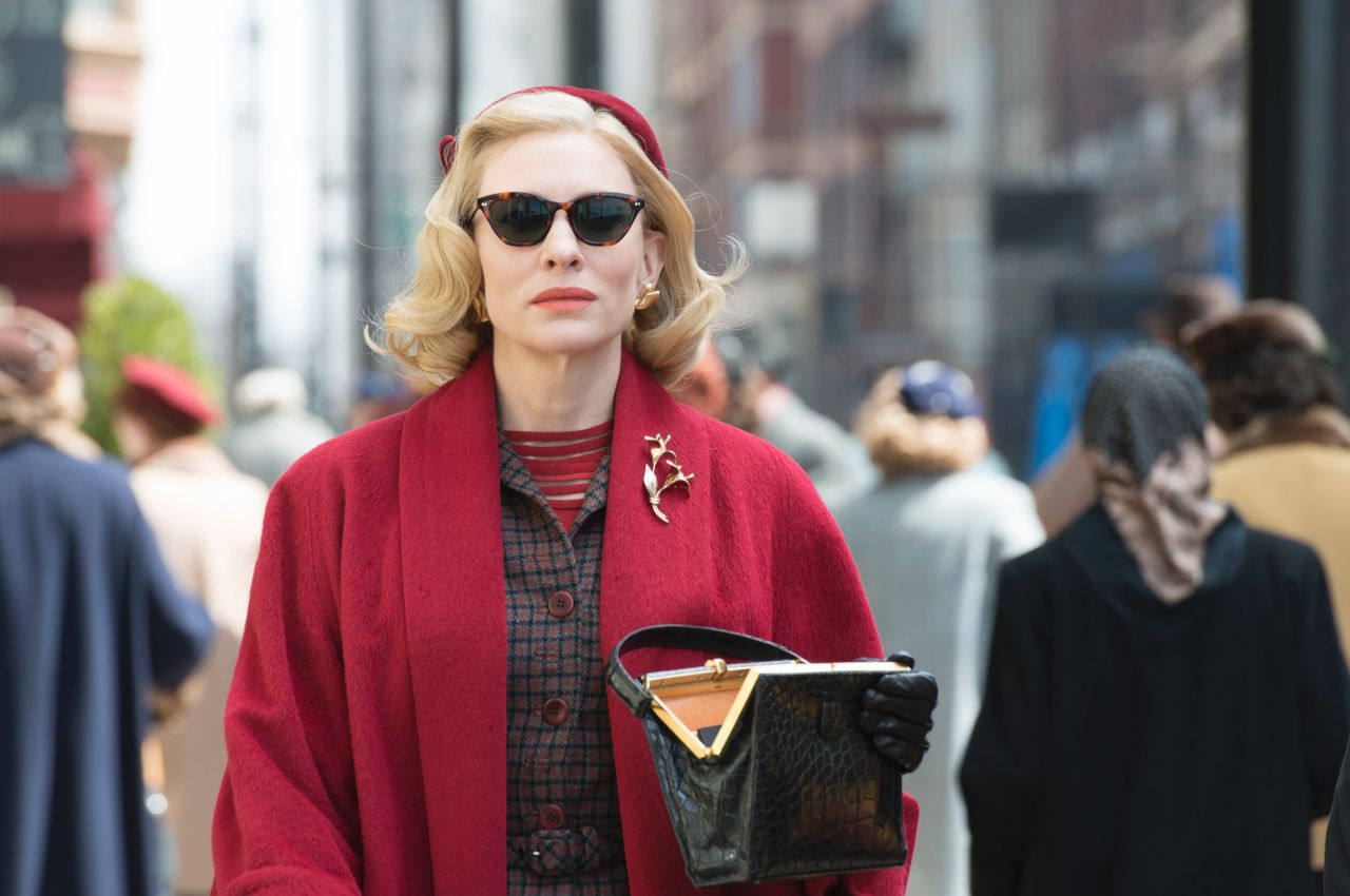 Costume designer Sandy Powell is in the running for her fourth Academy Award for her work in "Carol," in which costume met fashion with the well-heeled Carol Aird (Cate Blanchett). Set in the winter of 1952, Powell drew on specific editions of Vogue and Harper's Bazaar as inspiration for the on-trend socialite.