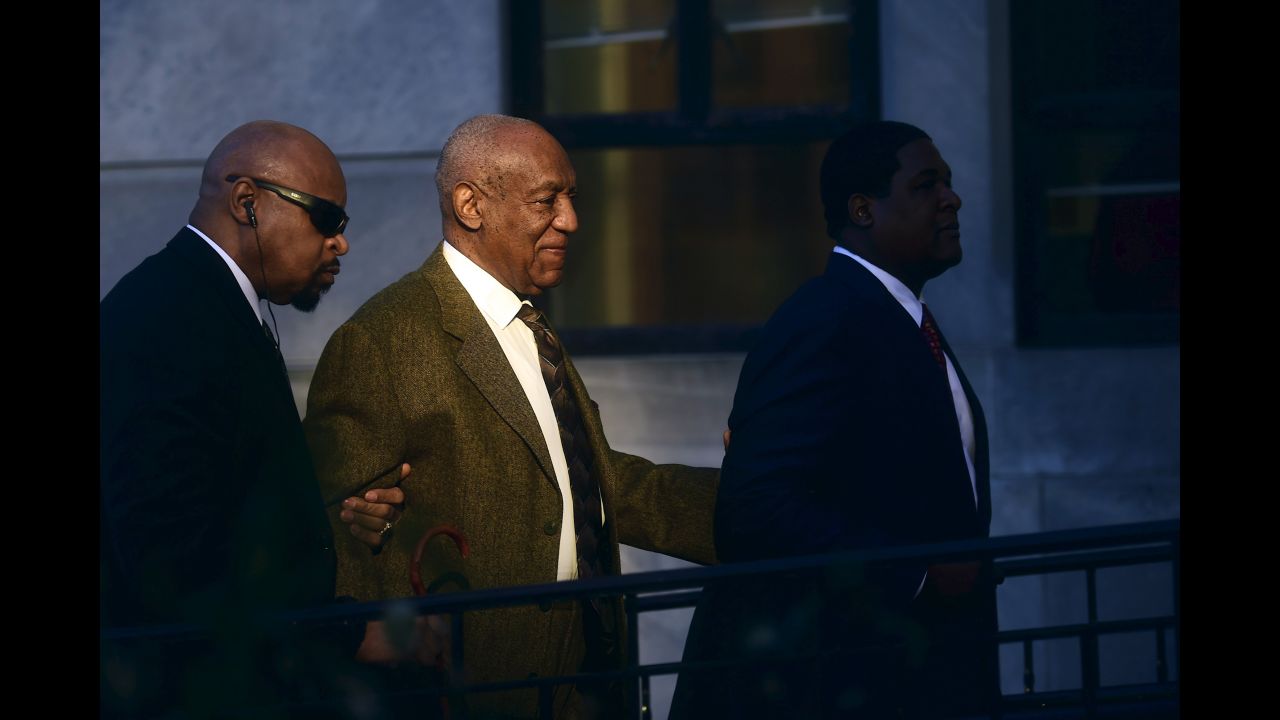 Comedian Bill Cosby, center, arrives for a preliminary hearing in Norristown, Pennsylvania, on Tuesday, February 2. <a href="http://www.cnn.com/2016/02/03/us/bill-cosby-andrea-constand-sex-assault-charges/" target="_blank">A judge ruled</a> that the sexual assault case against Cosby will go forward. He was charged in December.
