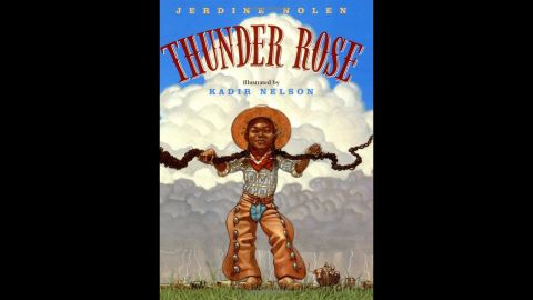 In Jerdine Nolen's "Thunder Rose," a teen with superhuman abilities meets her match in the form of a whirling storm.