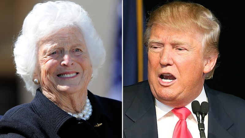 President Trump Wont Attend Barbara Bush Funeral To ‘avoid