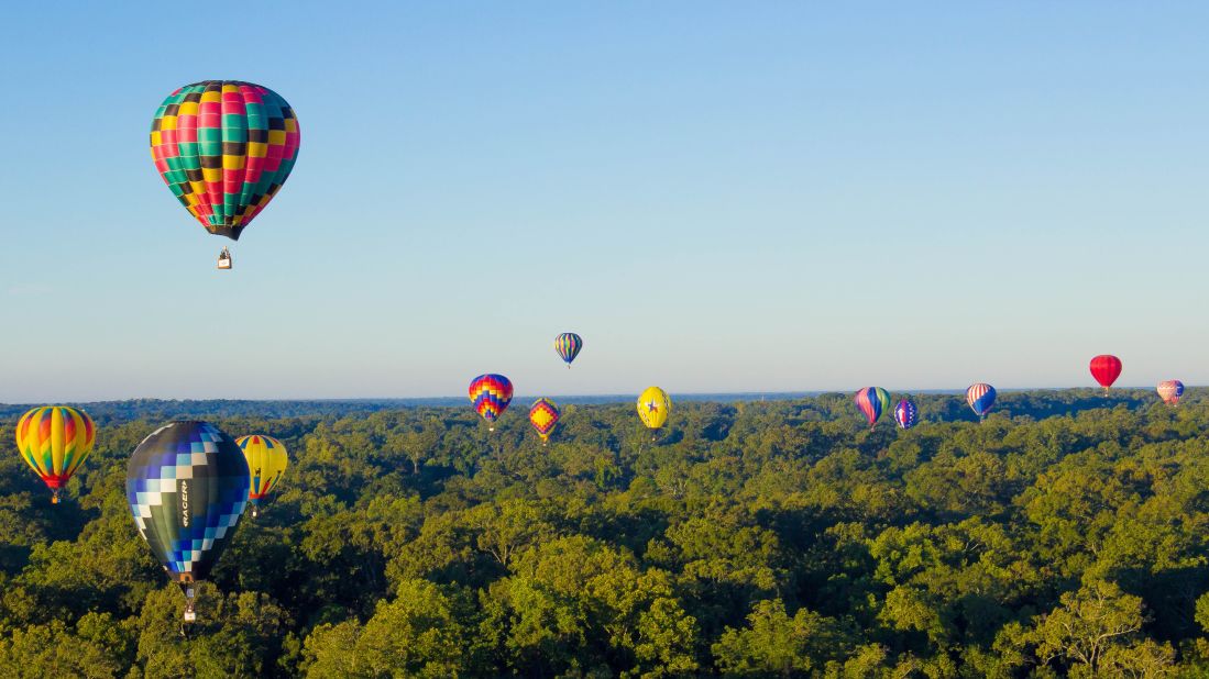Natchez, Mississippi, is marking its 300th anniversary this year. Enjoy the annual hot air balloon race in October and other festivals and events all year.