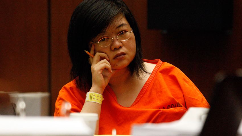 Hsiu¬ñ Ying "Lisa'" Tseng, a Rowland Heights doctor charged with second¬ñdegree murder and other counts in the prescription drug overdose deaths of three male patients in their 20s, appears in a Los Angeles courtroom for a preliminary hearing on Monday, June 4, 2012.  (Photo by Luis Sinco/Los Angeles Times via Getty Images)