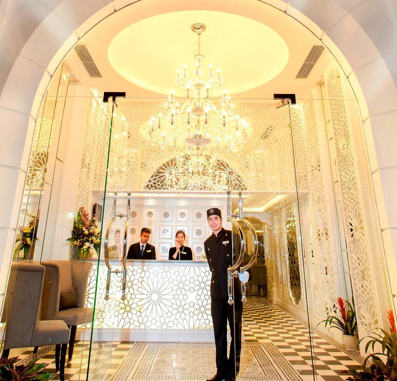 A Presbytery House built by French colonists in the late 19th century to support St Joseph's Cathedral, this historic landmark in downtown Hanoi was completely transformed into the Church Boutique Hotel Nha Tho in 2002.