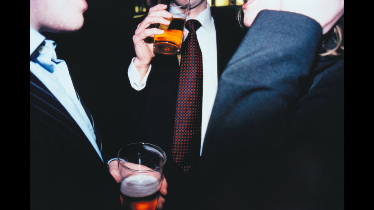 "Stressed? Drink. Not happy? Drink. Happy? Drink, and invite some co-workers."